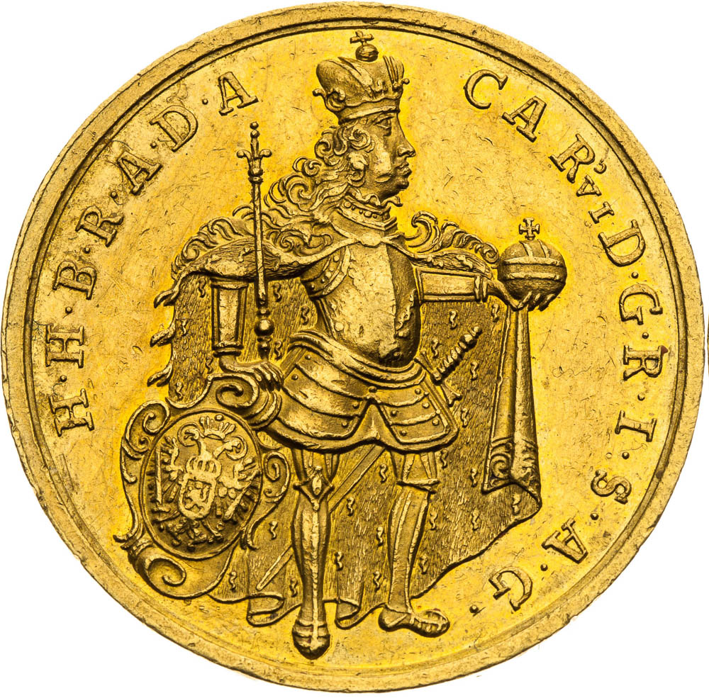 5 Dukát 1722 - averz