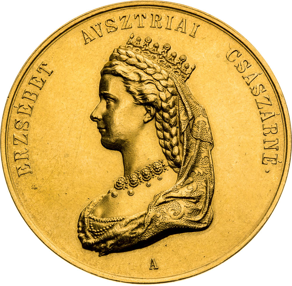 Zlatá medaila 1867 (15 Dukát)  - averz
