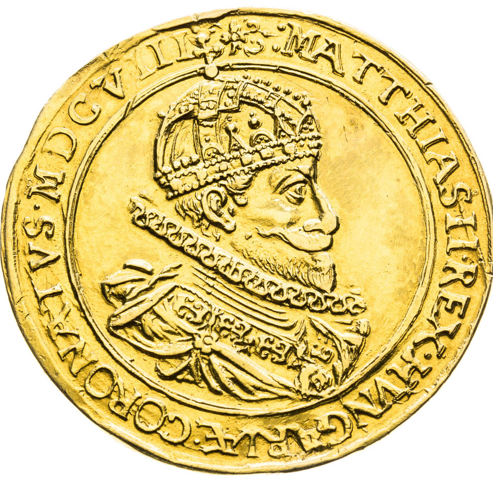 Zlatá medaila (1608) (2 Dukát) - averz