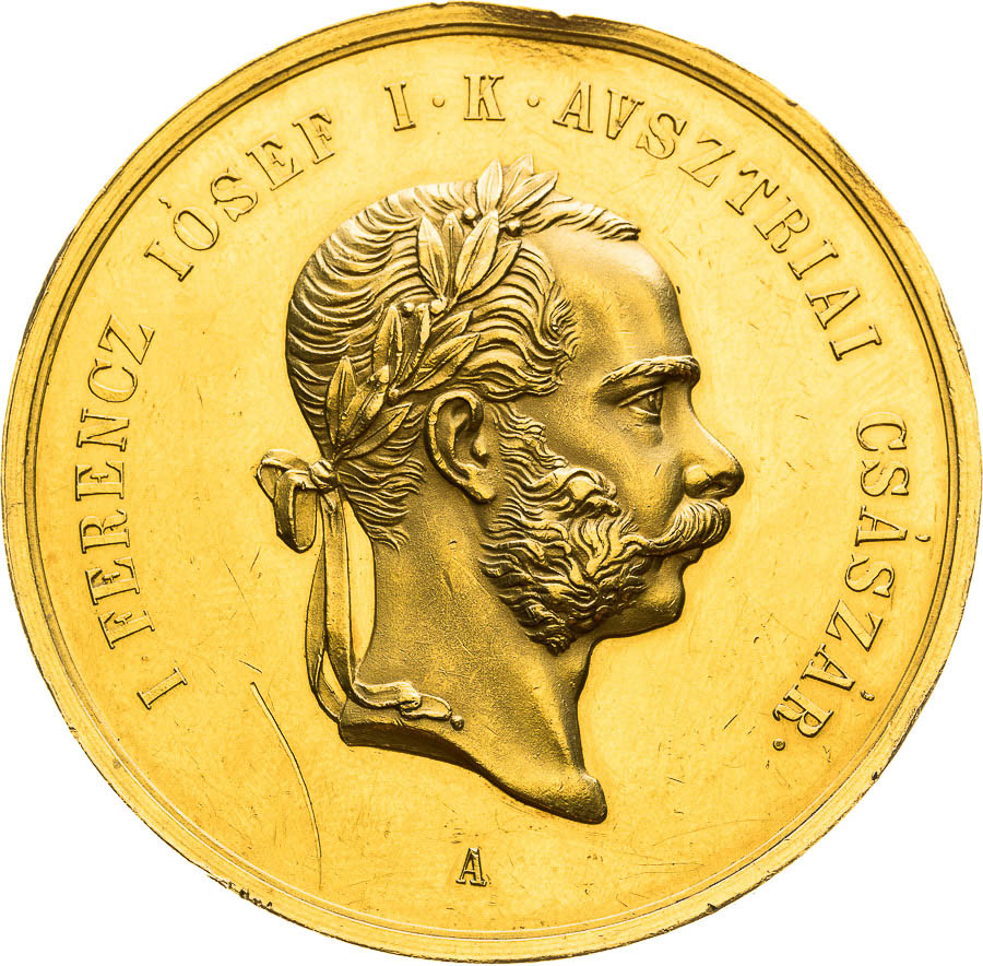 Zlatá medaila 1867 (15 Dukát) - averz