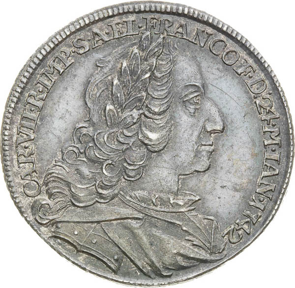 Stříbrný žeton 1742