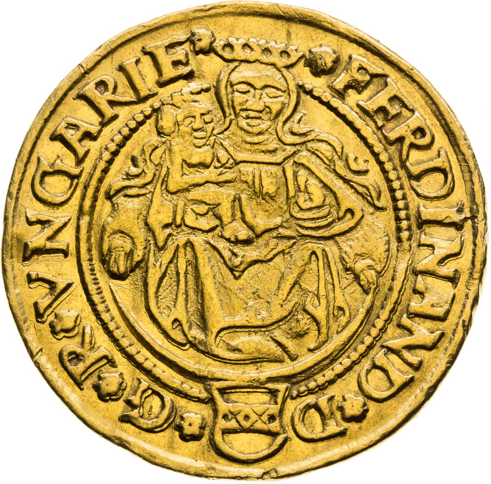 Dukát 1558 - avers