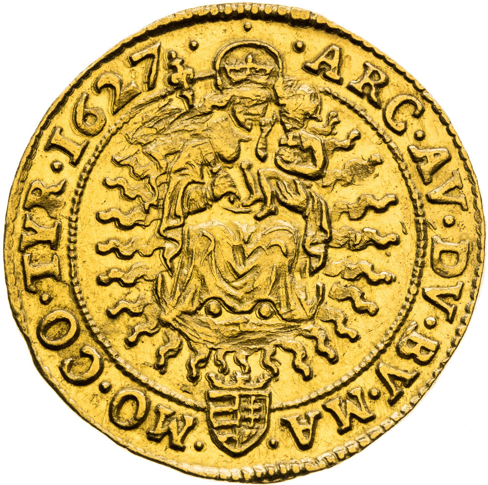 2 Dukát 1627 - reverz