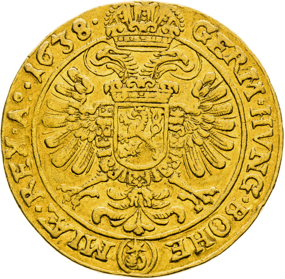 5 Dukát 1638 - reverz