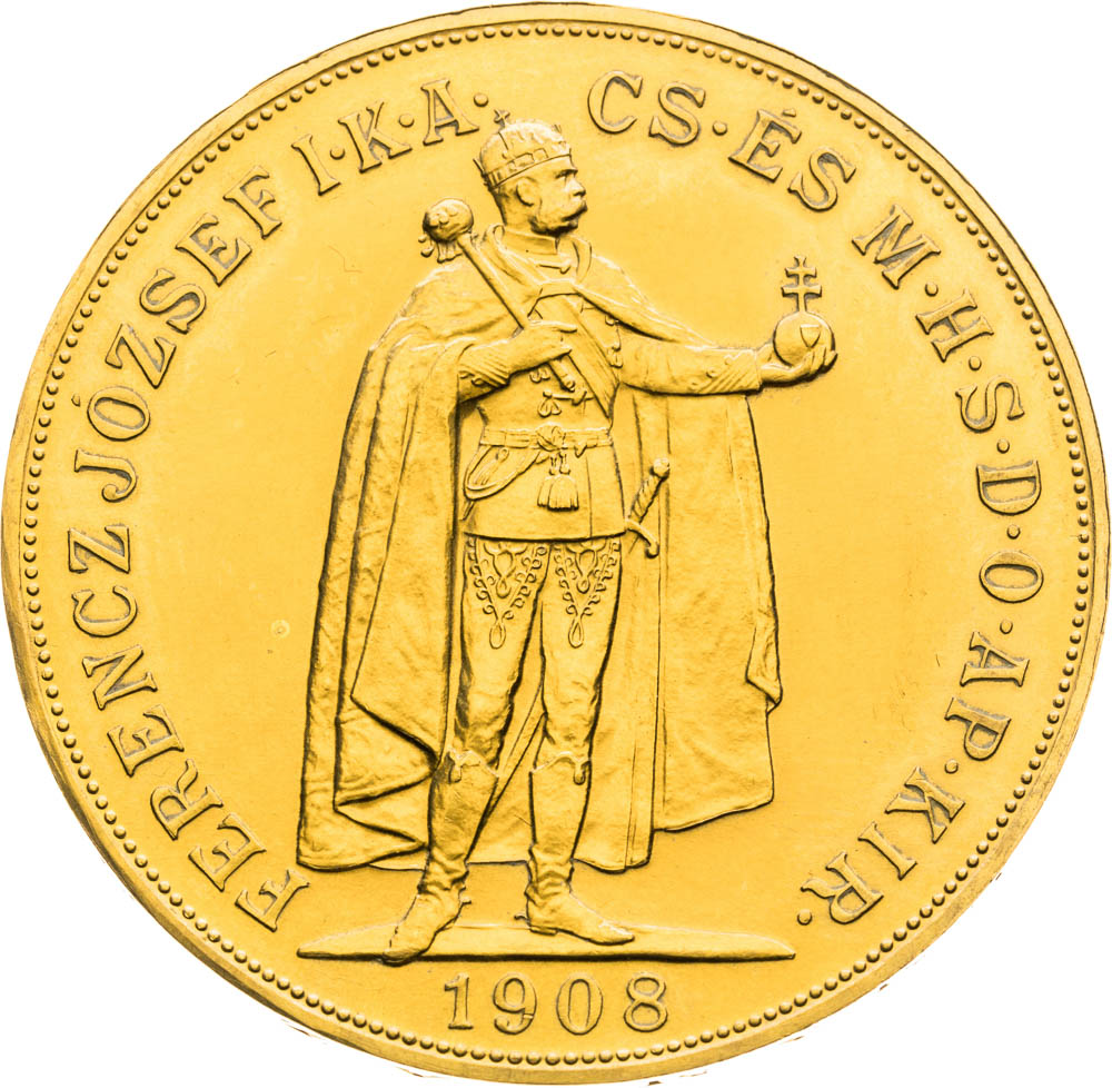 100 Korona 1908 (Novoražba) - avers