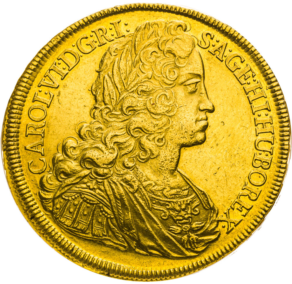 10 Dukát 1724 - averz