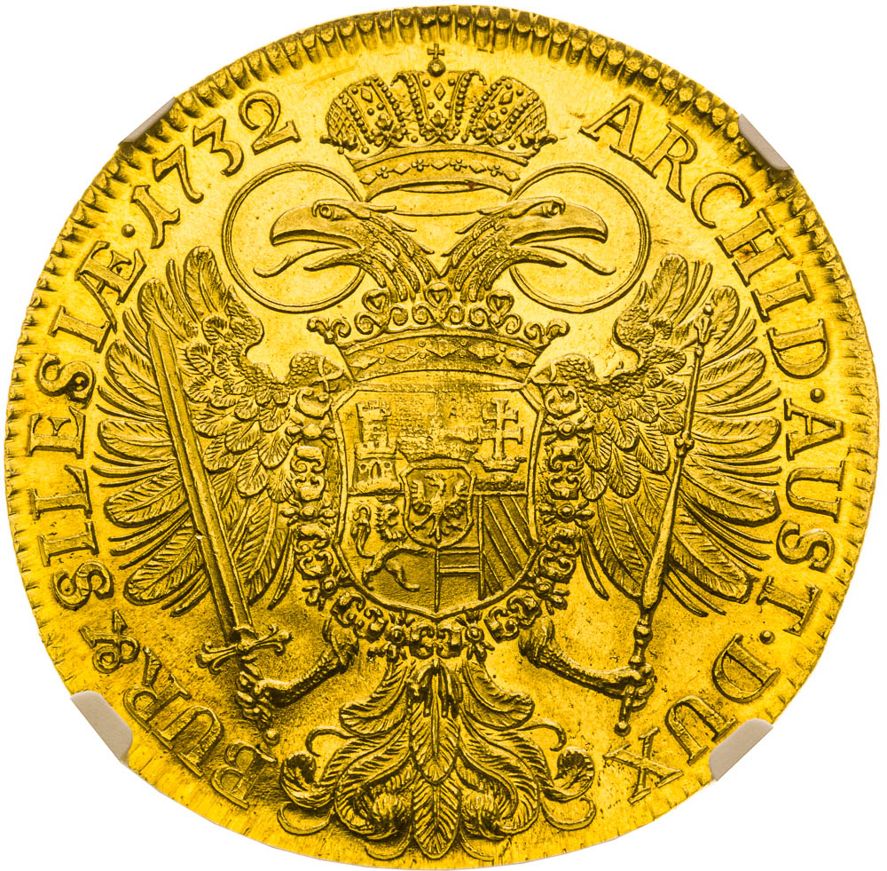 6 Dukát 1732 - reverz
