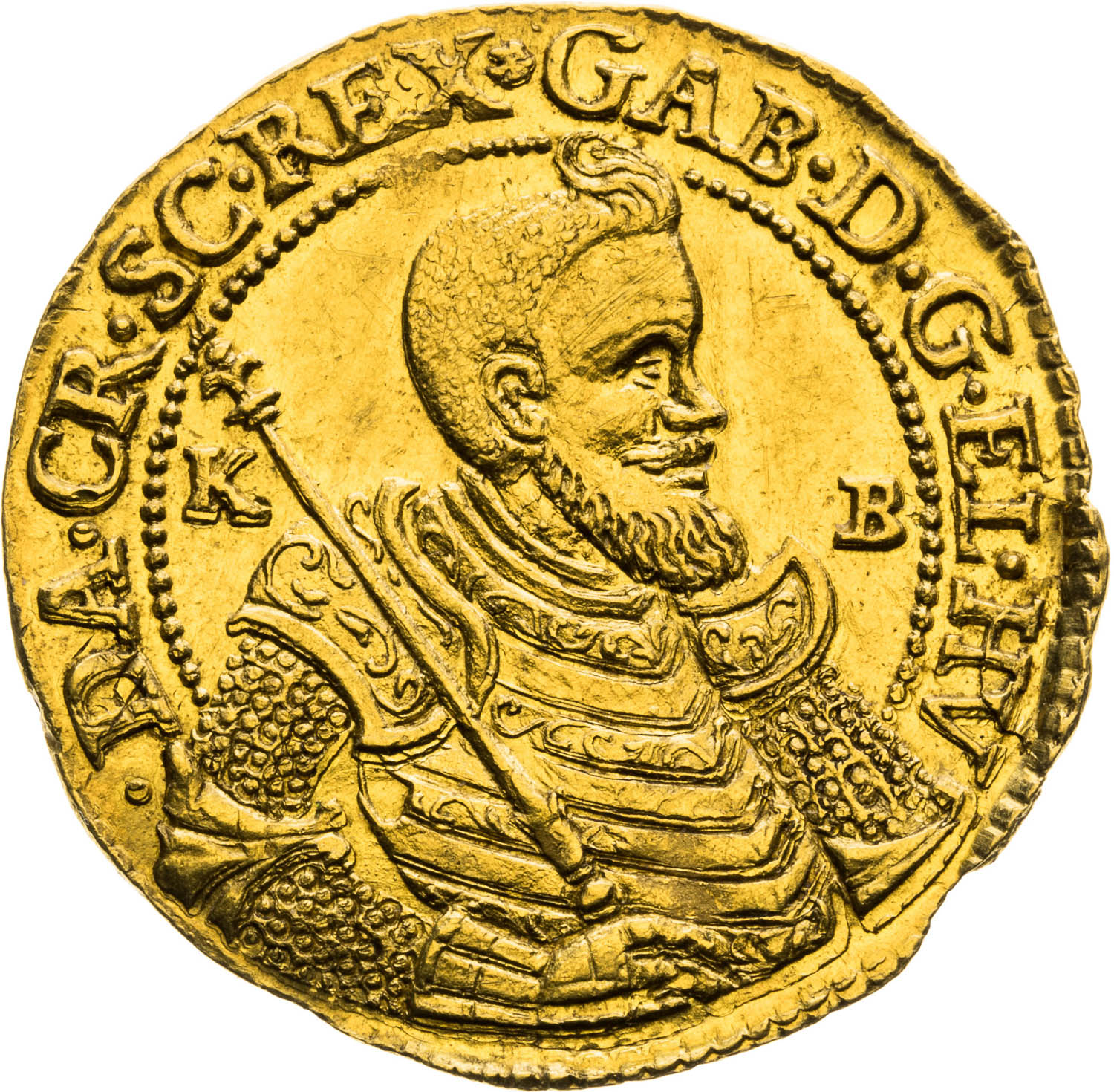 Dukát 1621 - averz
