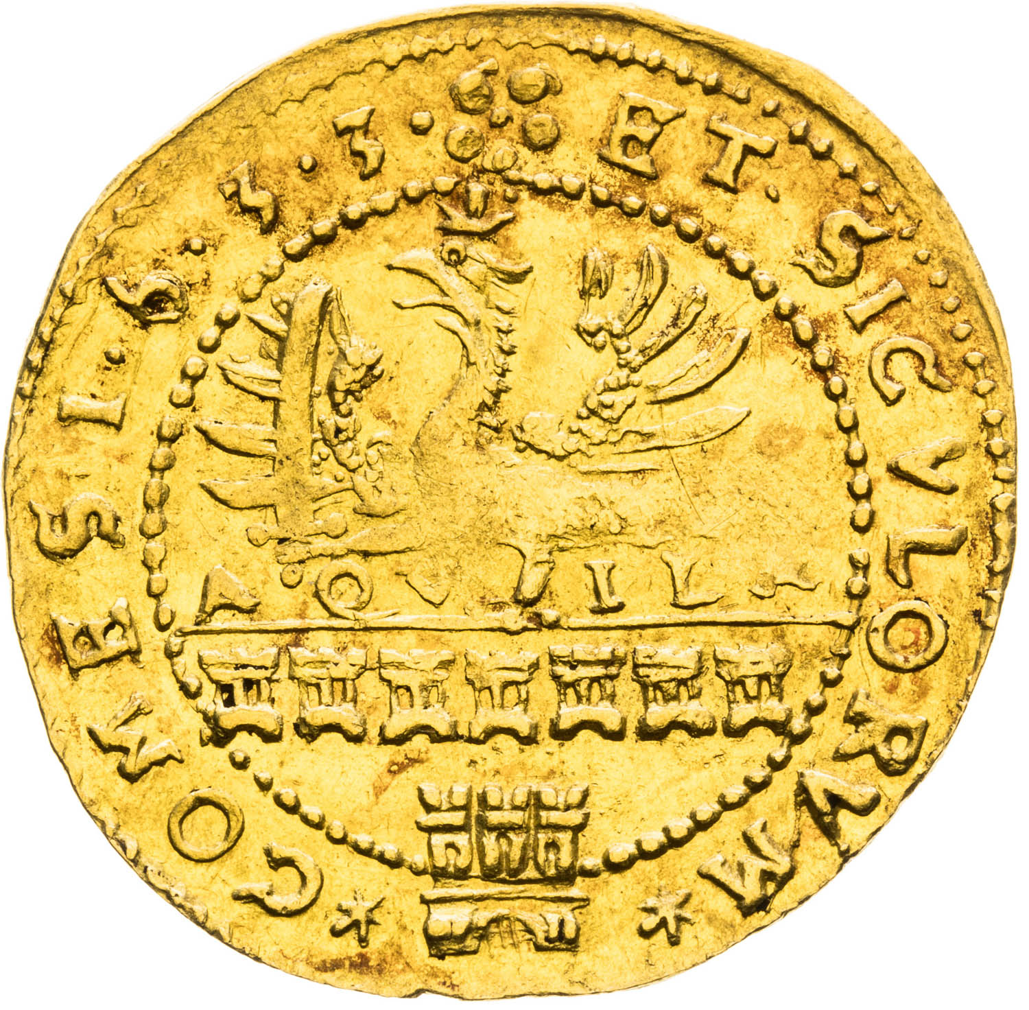 Dukát 1633 - reverz