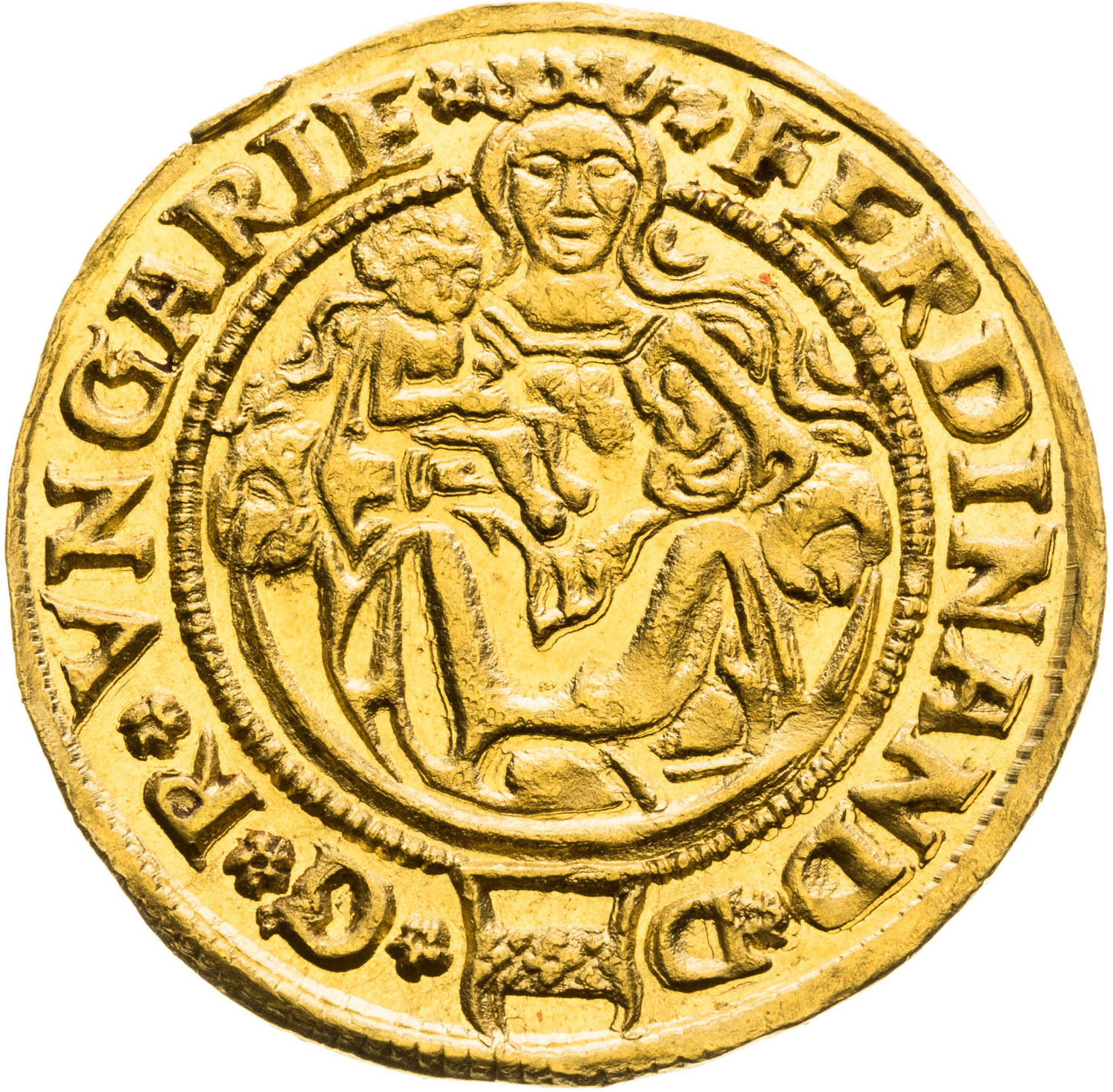 Dukát 1556 - averz