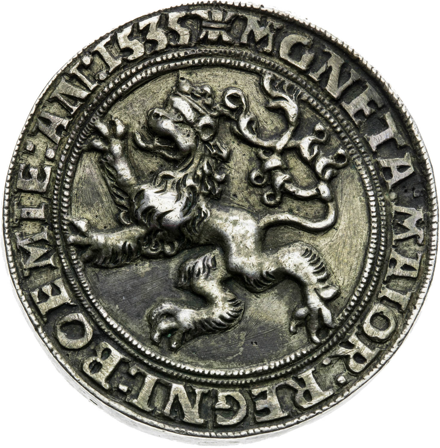Strieborná medaila 1535 - reverz