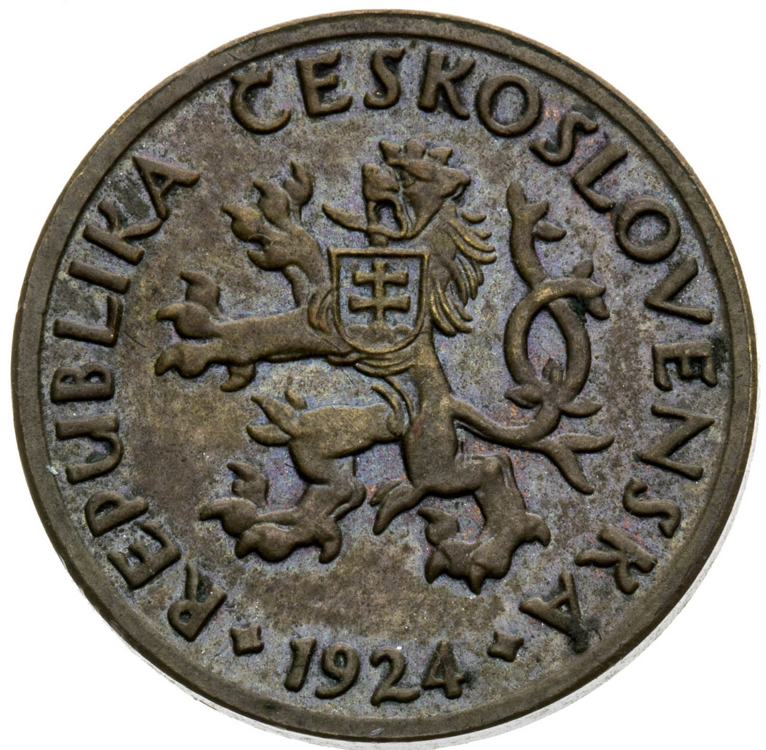 5 Haléř 1924 - avers