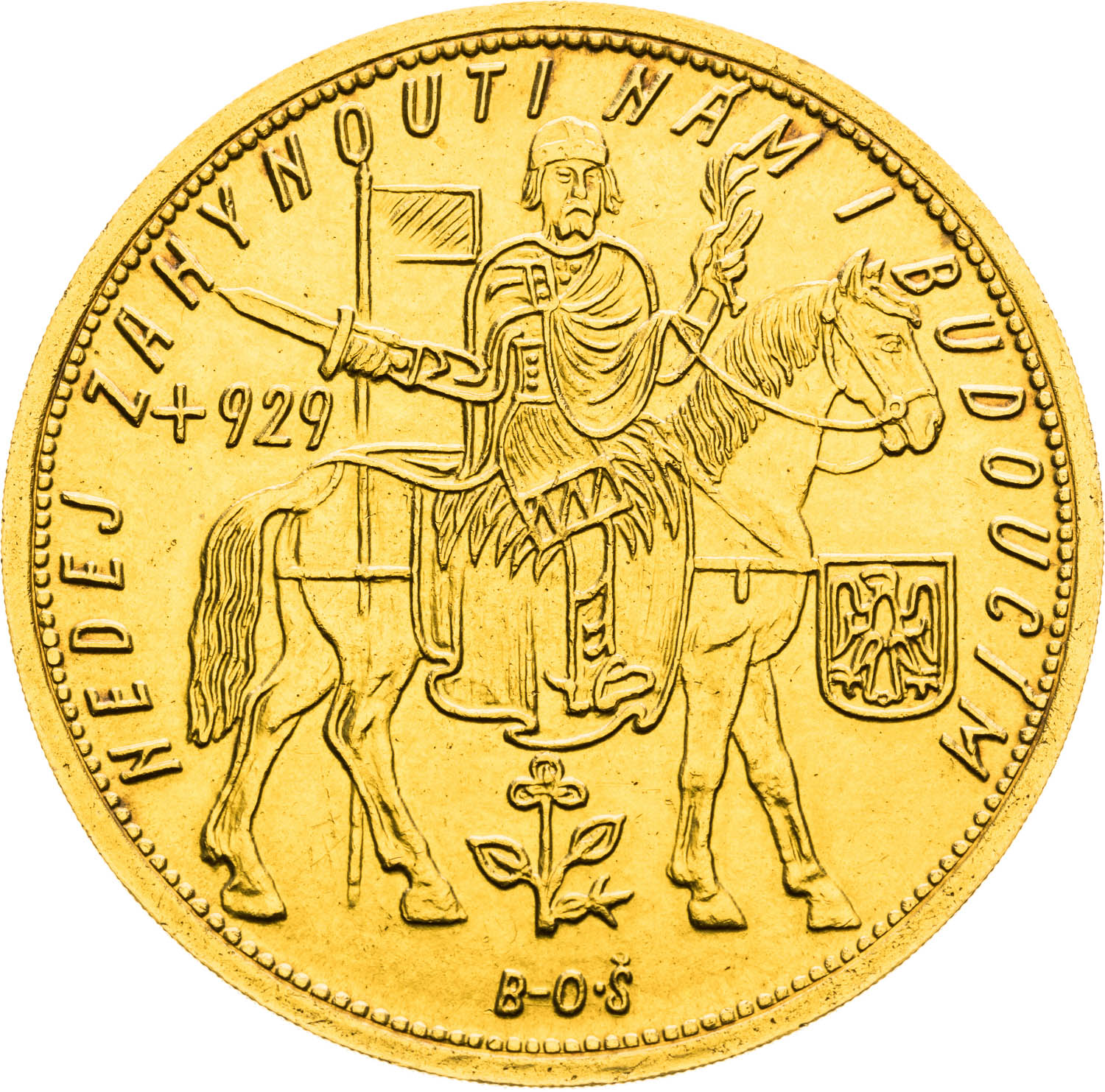 10 Dukát 1929 - avers