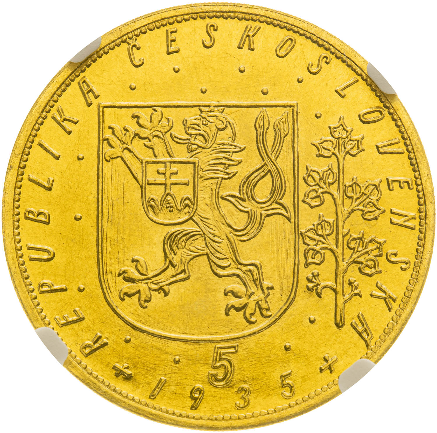 5 Dukát 1935 - reverz