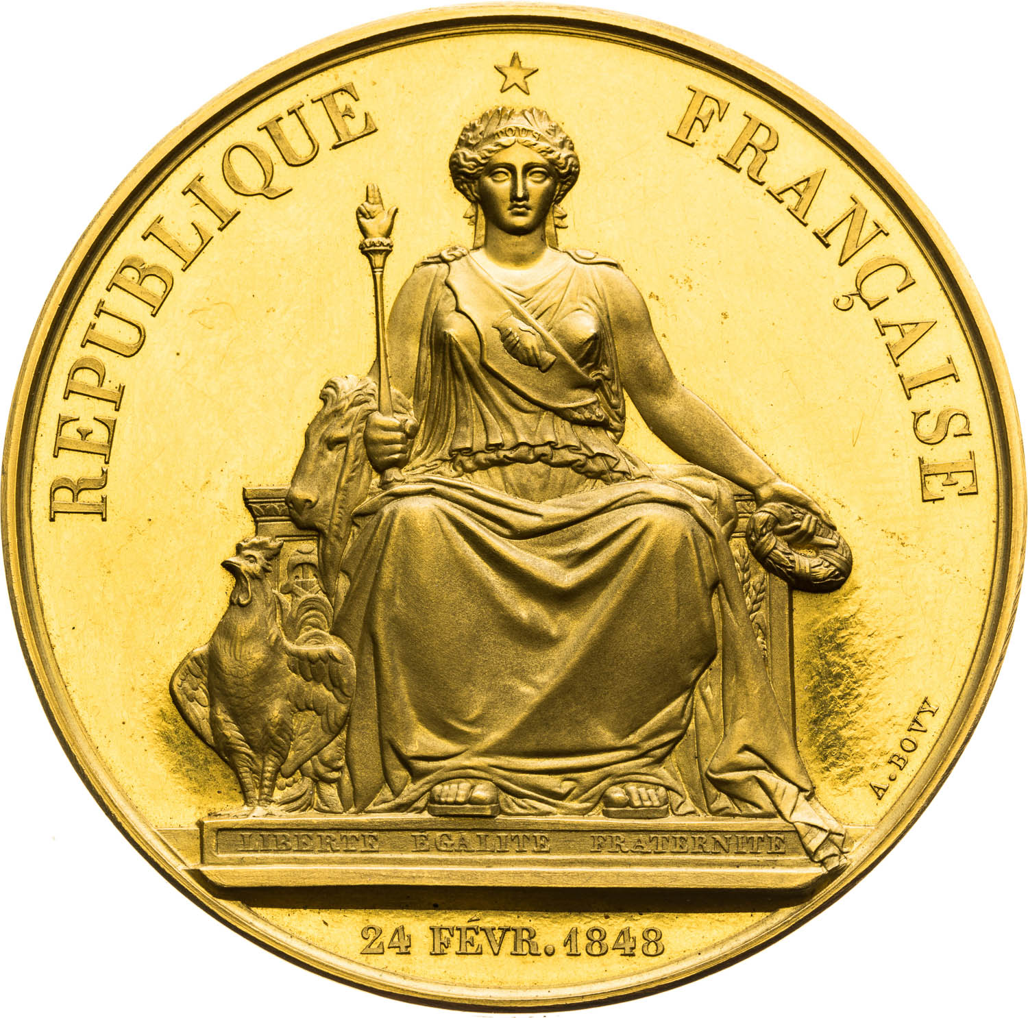 Zlatá medaila 1849 (40 dukát) - averz