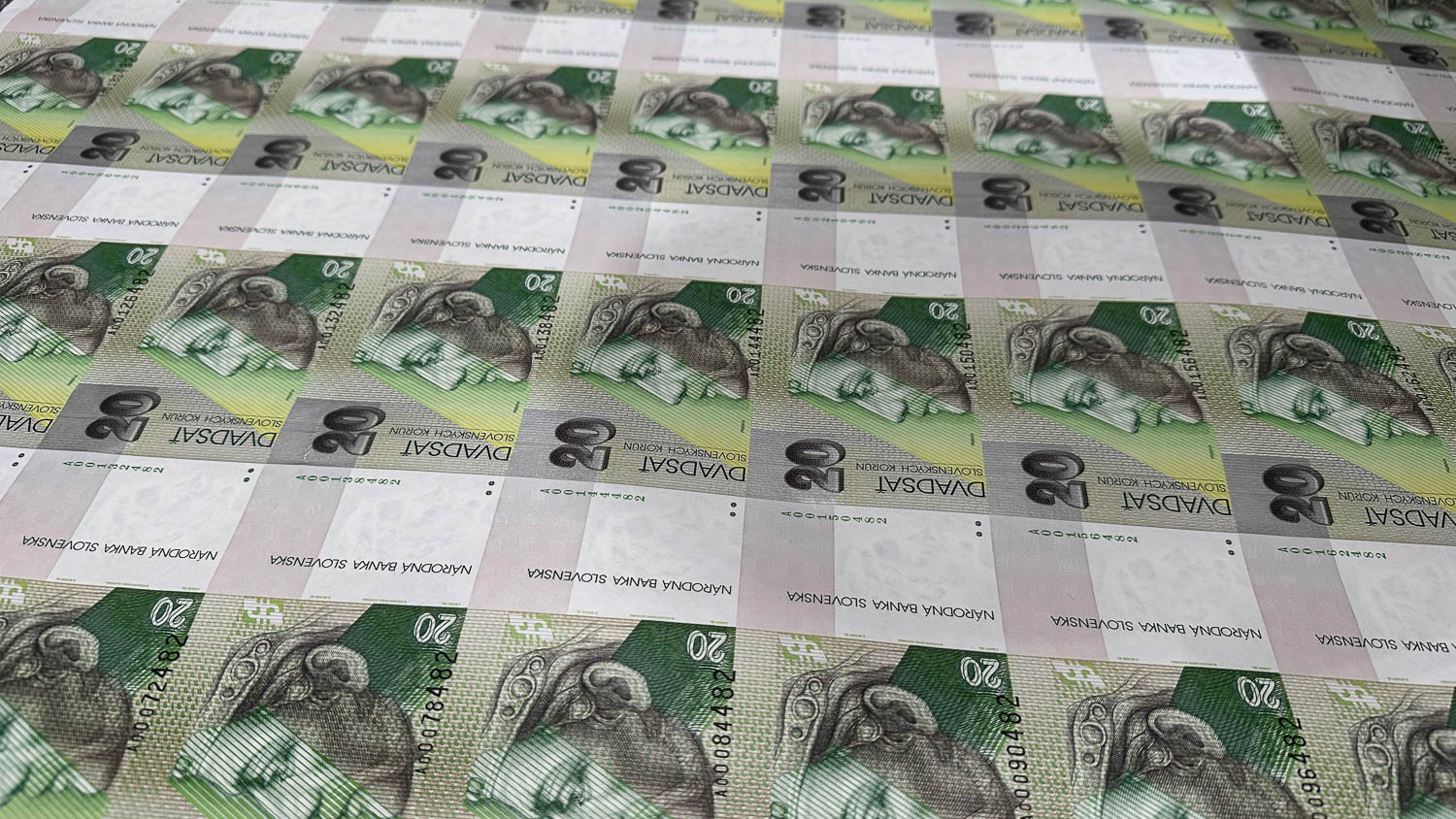 20 Koruna 1993 (60 pcs) - front