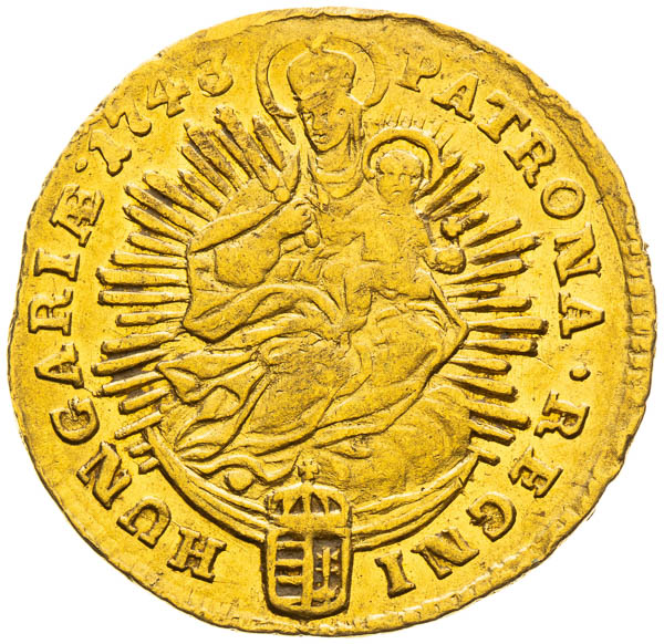 Dukát 1743 - reverz
