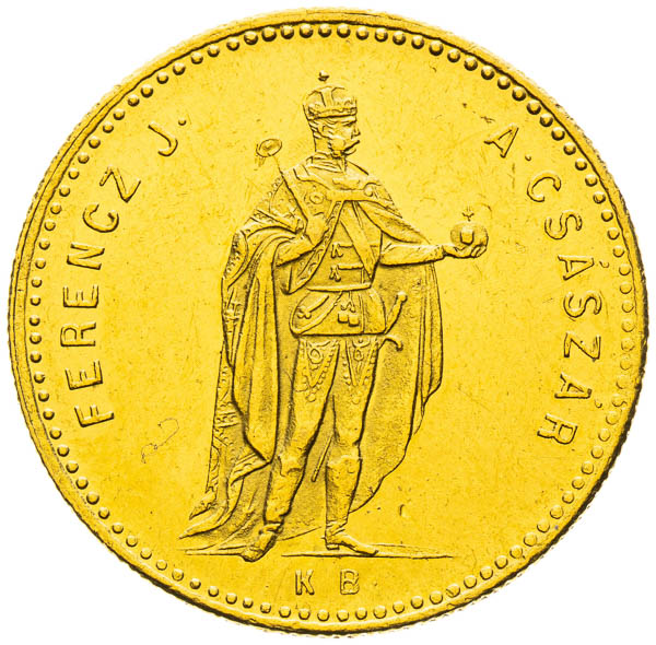 Dukát 1868 - averz