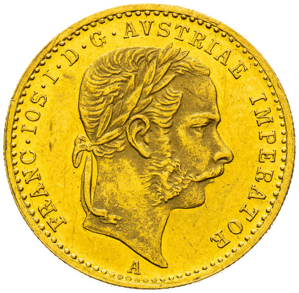 Dukát 1870 - averz