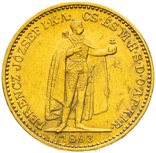 20 Korona 1893 - averz