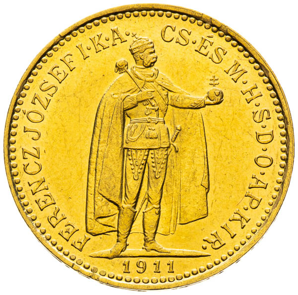 10 Korona 1911 - averz