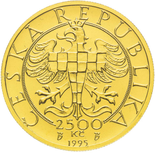 2500 Kč 1995 - averz