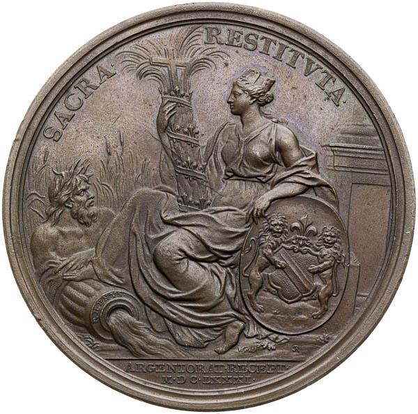 Medaile 1681 - reverz