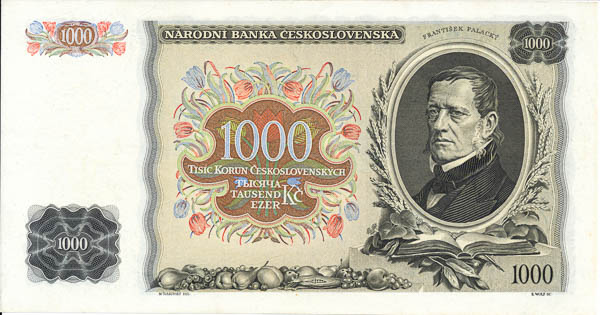 1000 Kč 1934 J - reverz