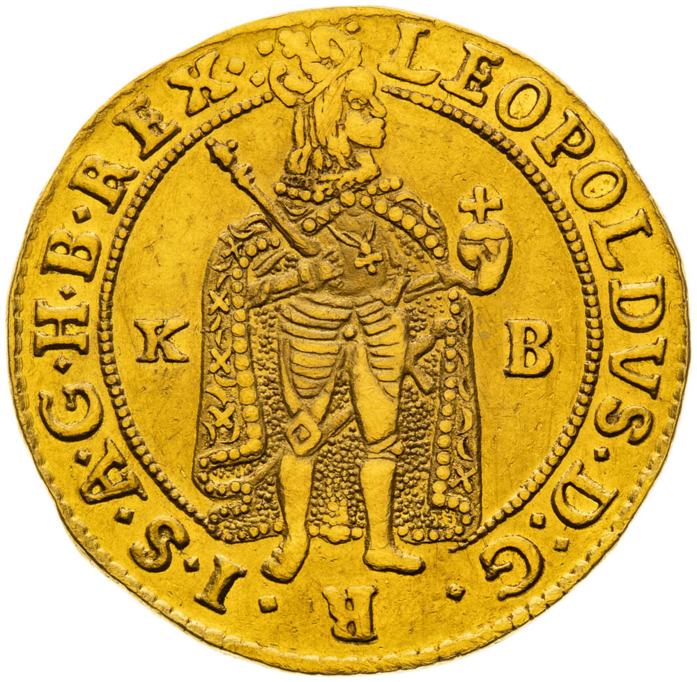 2 Dukát 1665 - averz