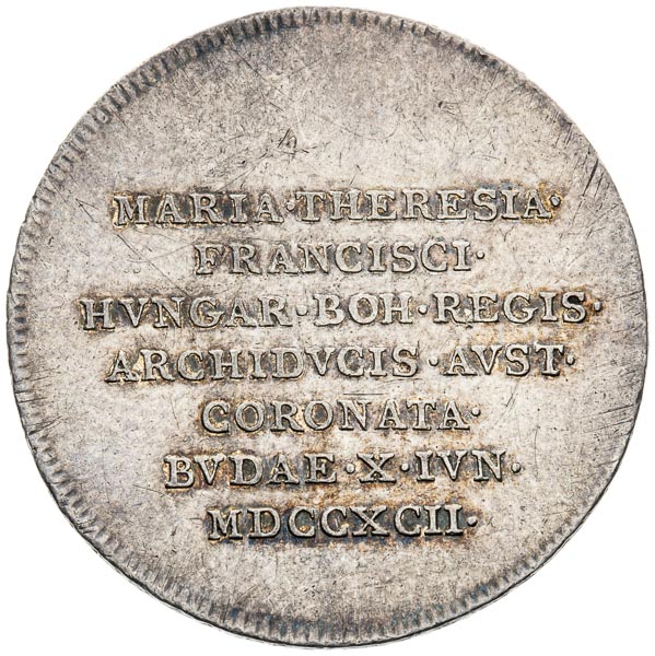 Silver token 1792