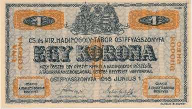 1 Korona 1916 Ostffyasszonyfa - avers