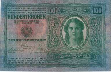 100 K 1912, s. 1979 (counterfied stamp) - back