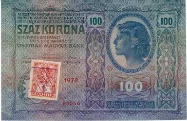 100 K 1912, s. 1979 (counterfied stamp) - front