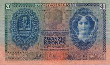 20 Korona 1907 s. 1770 - revers