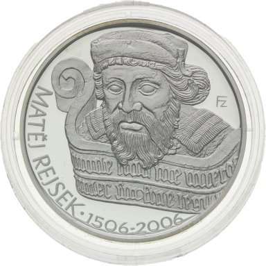 200 Kč 2006 Matěj Rejsek - stříbrné pamětní mince ČNB - avers
