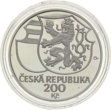 200 Kč 2002 - 550. výročí ustanovení Jiřího z Poděbrad zemským správcem - back