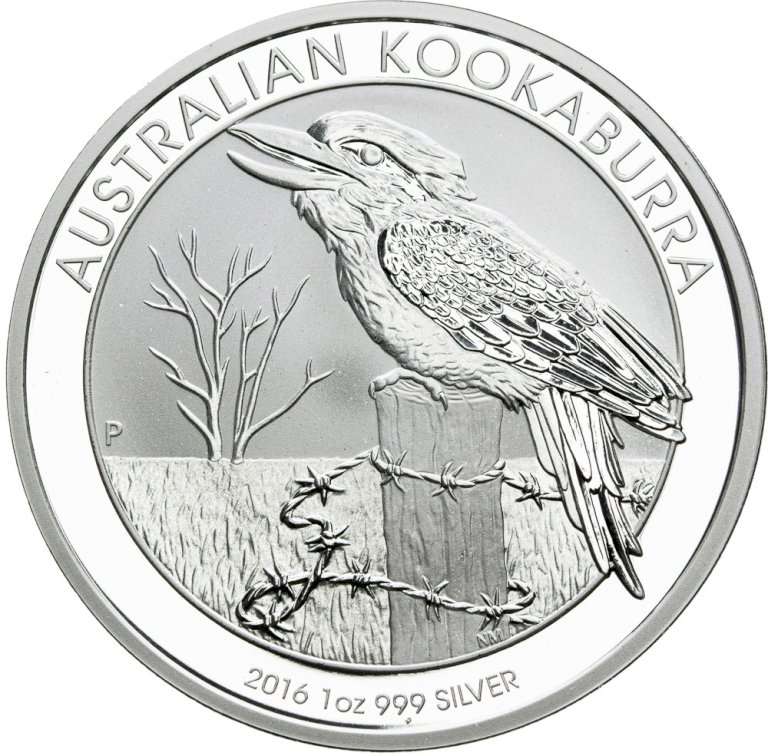 Investičné striebro Kookaburra (2016) - 1 unca (osobitná úprava DPH)
