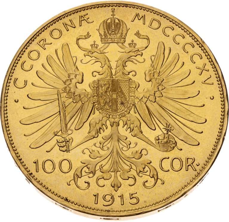 100 corona 1915 (restrike) - front