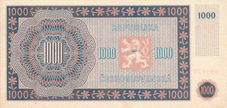 1000 Kčs 1945 s. 16 A (2)