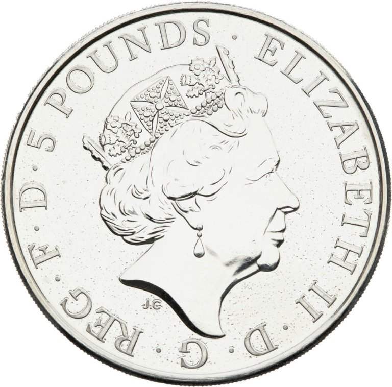 Investment silver Lion of England (2016) - 2 ounces (special VAT adjustment)
