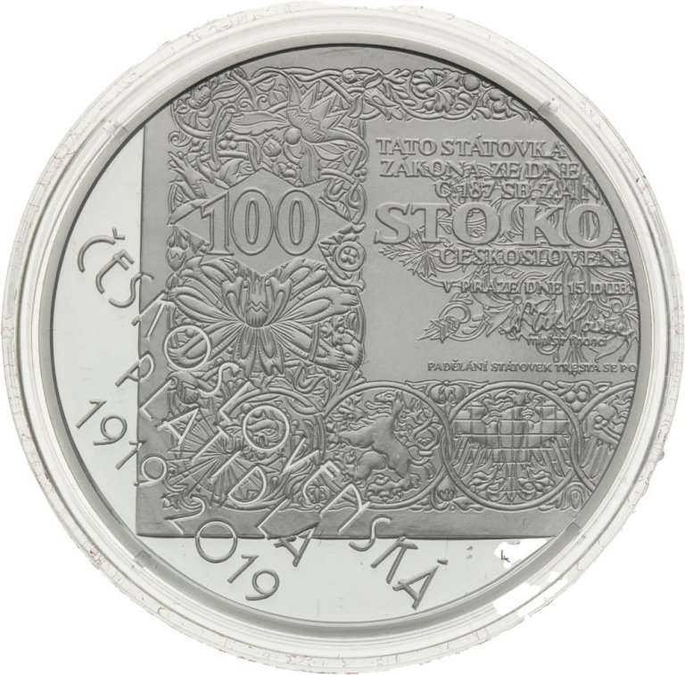 500 Kč 2019 Vznik československých platidel (2)