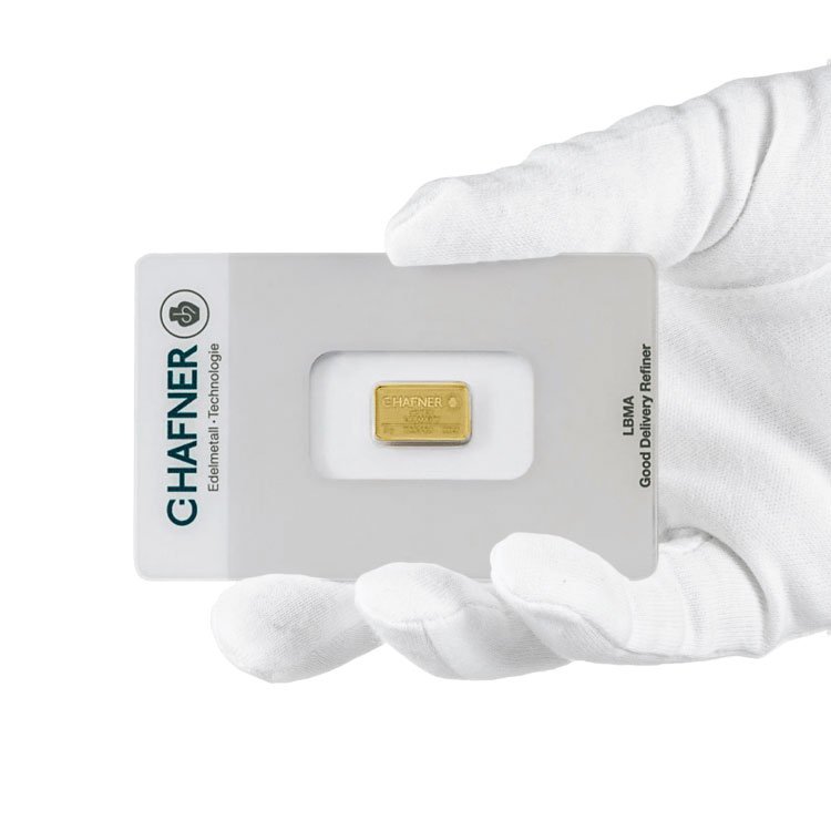 Gold bar C. Hafner 2 g (3)