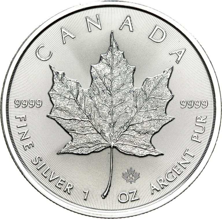Investičné striebro Maple Leaf - 1 unca - averz